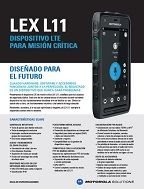 LEX L11 Dispositivo LTE Para Misión Crítica (Espanol)