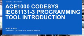 ACE1000 CODESYS IEC61131-3 Programming Tool: Introduction 
