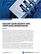 Vigilant LEARN Security and Compliance Memo