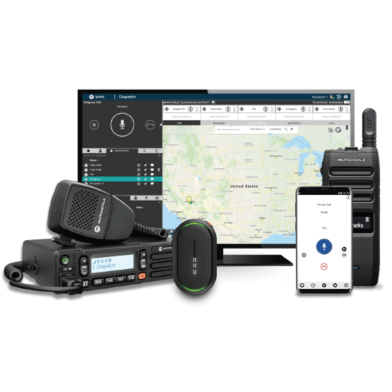 Wave Products: WAVE Dispatch, WAVE App, and TLK 100 two-way radio