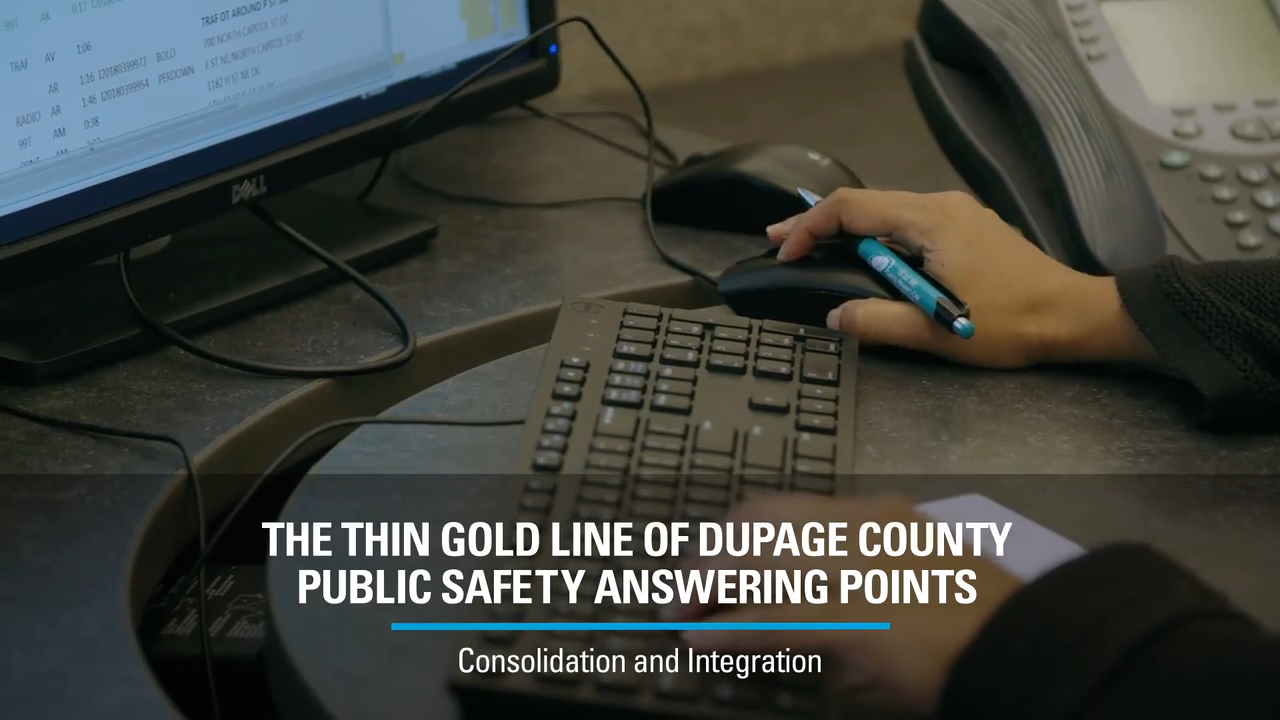 The Thin Gold Line of DuPage County PSAPs
