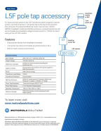  L5F Pole Tap Accessory Data Sheet