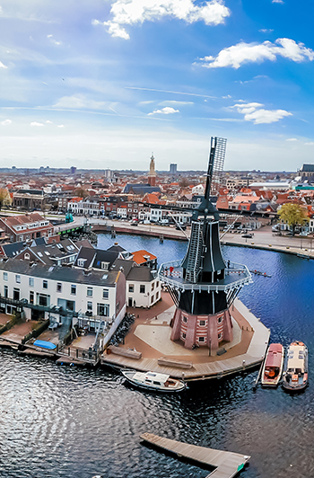 An aerial view of Kennemerland