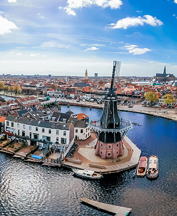 An aerial view of Kennemerland