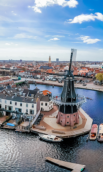 An aerial view of Kennemerland
