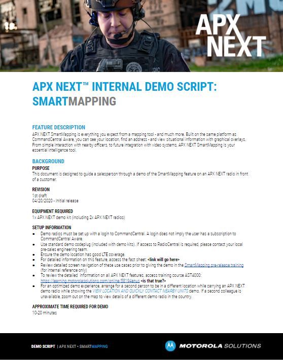 SmartMapping Demo Script