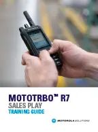 MOTOTRBO R7 Sales Play - Training guide