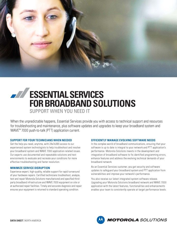 Essential Services for Broadband Solutions