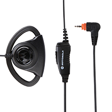 Verstellbarer Ohrhörer mit integriertem PTT/Mikrofon (PMLN7159)