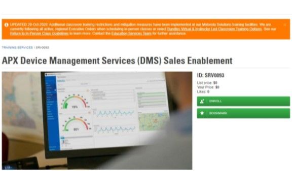 APX DMS Sales Enablement