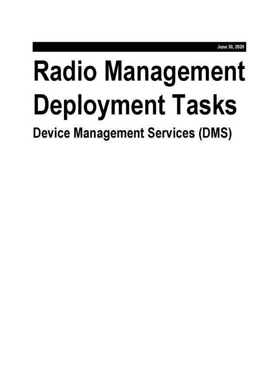 RM Deployment Checklist