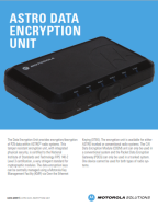 Cover image of the data sheet for ASTRO Data Encryption Unit
