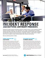 Integrating IR and Business Continuity Programs