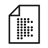 Icon of a paper log of data