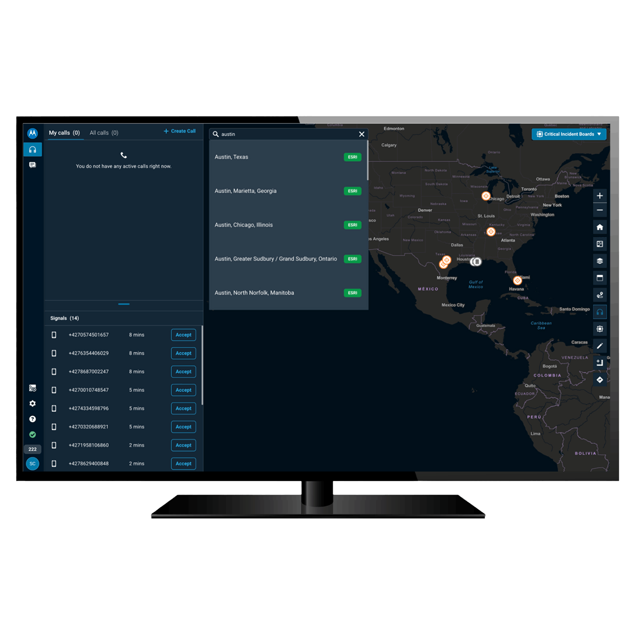 Radius Mapping search