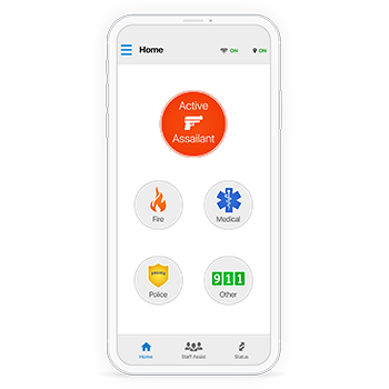 Rave Mobile Panic Button Screenshot