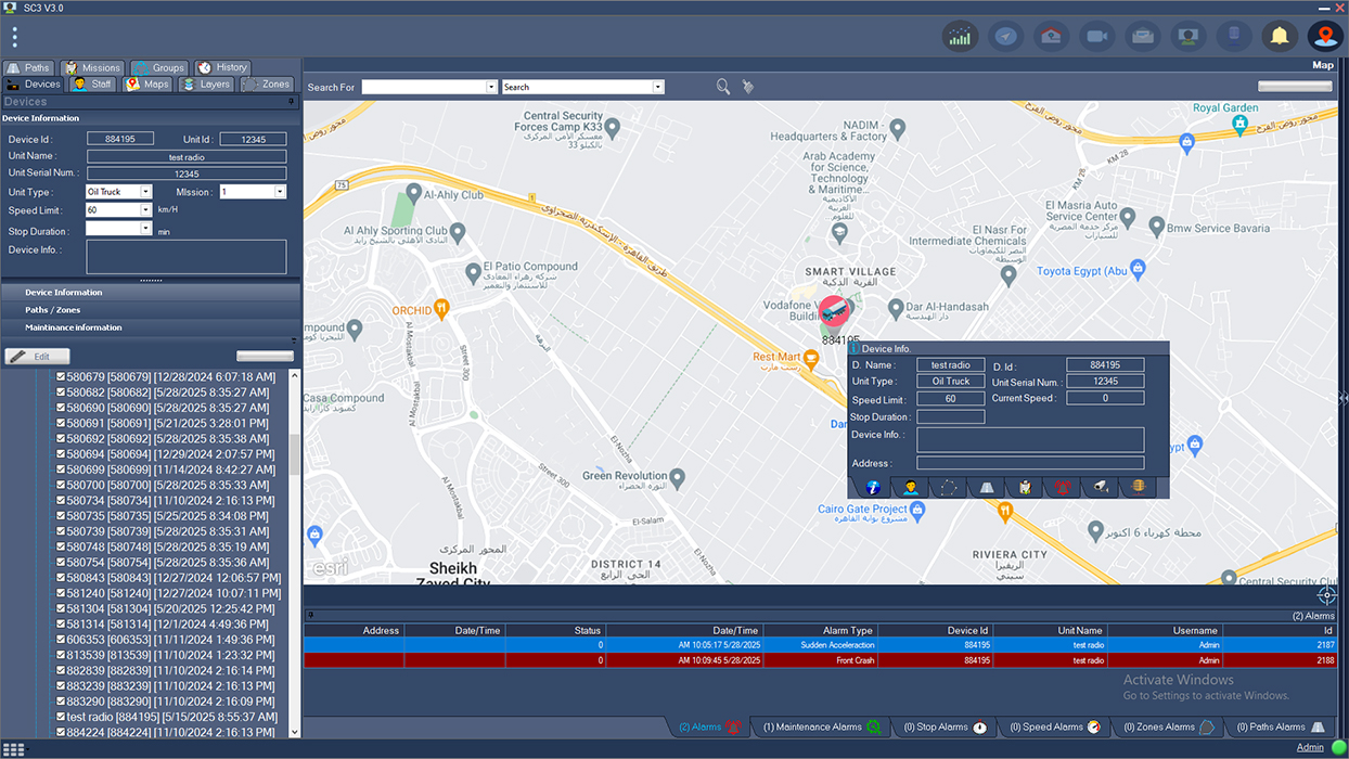 Comprehensive vehicle monitoring immediately visible.