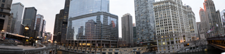 Chicago city skyline 