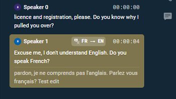 Video transcript highlight