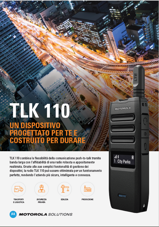 Brochure di TLK110 