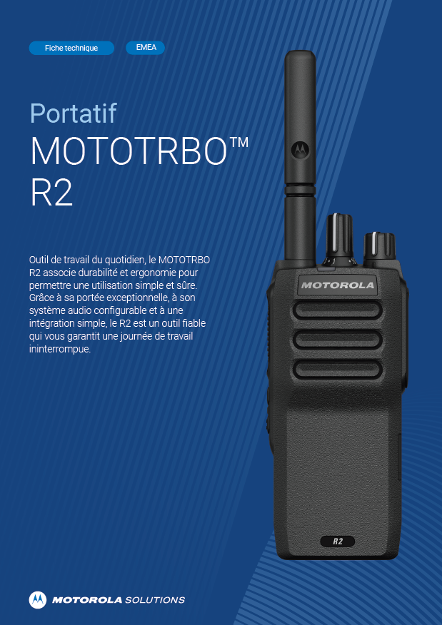 MOTOTRBO R2 Datasheet Thumbnail