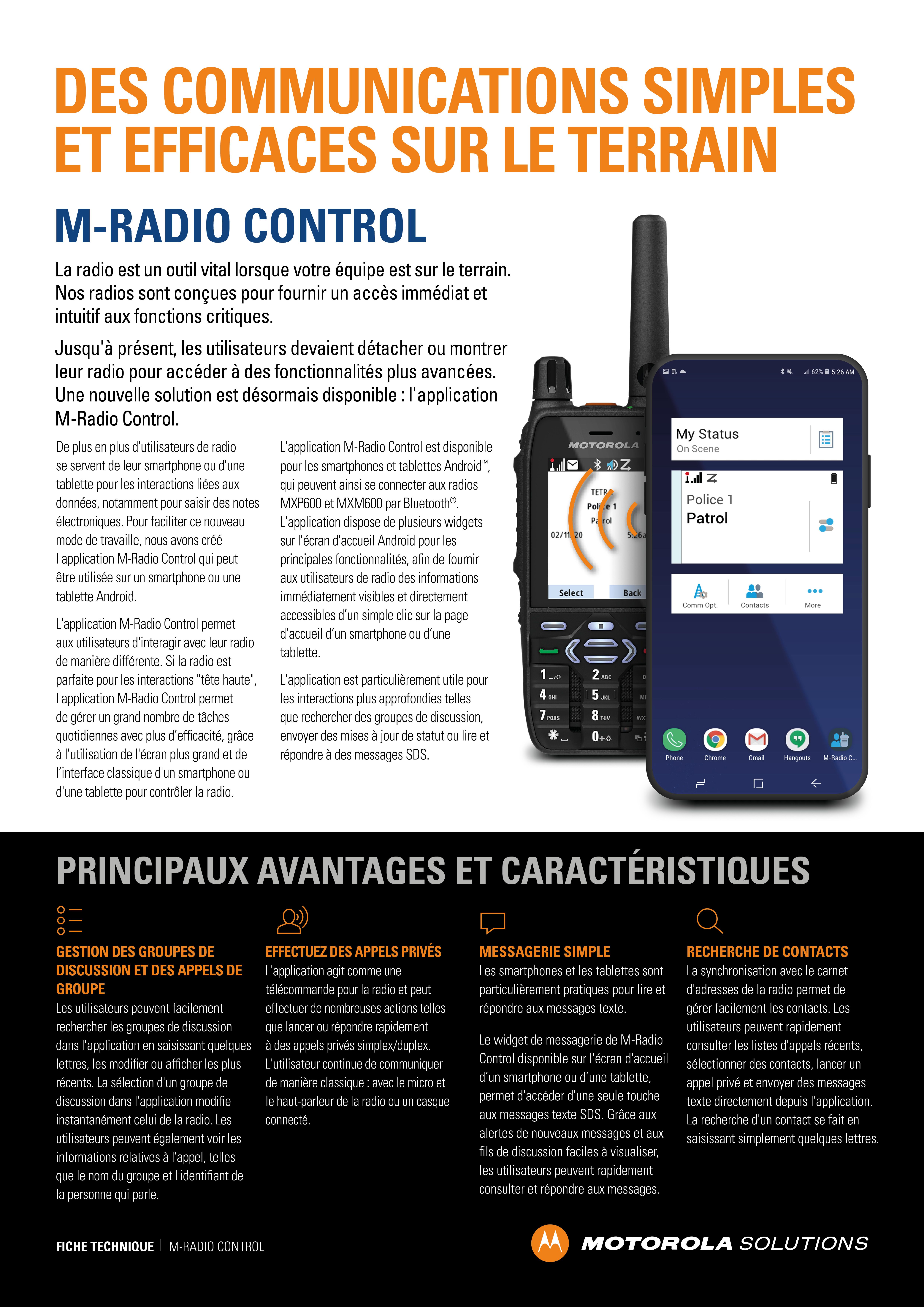 M-RadioControl Datasheet