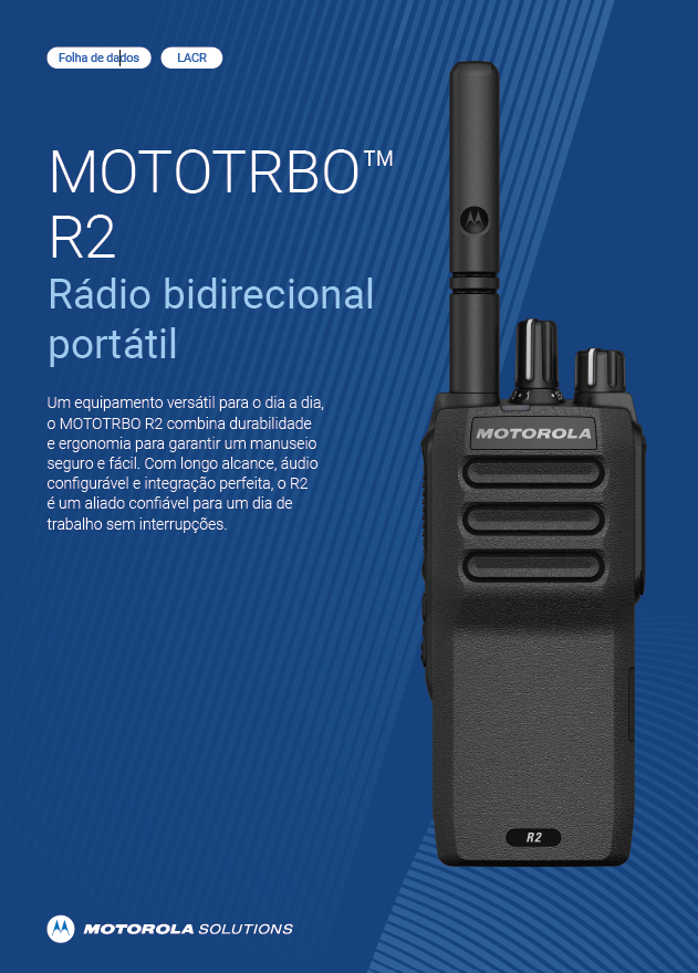MOTOTRBO R2 Datasheet Thumbnail