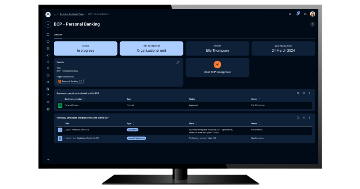 Business Continuity Software - Motorola Solutions - Motorola Solutions