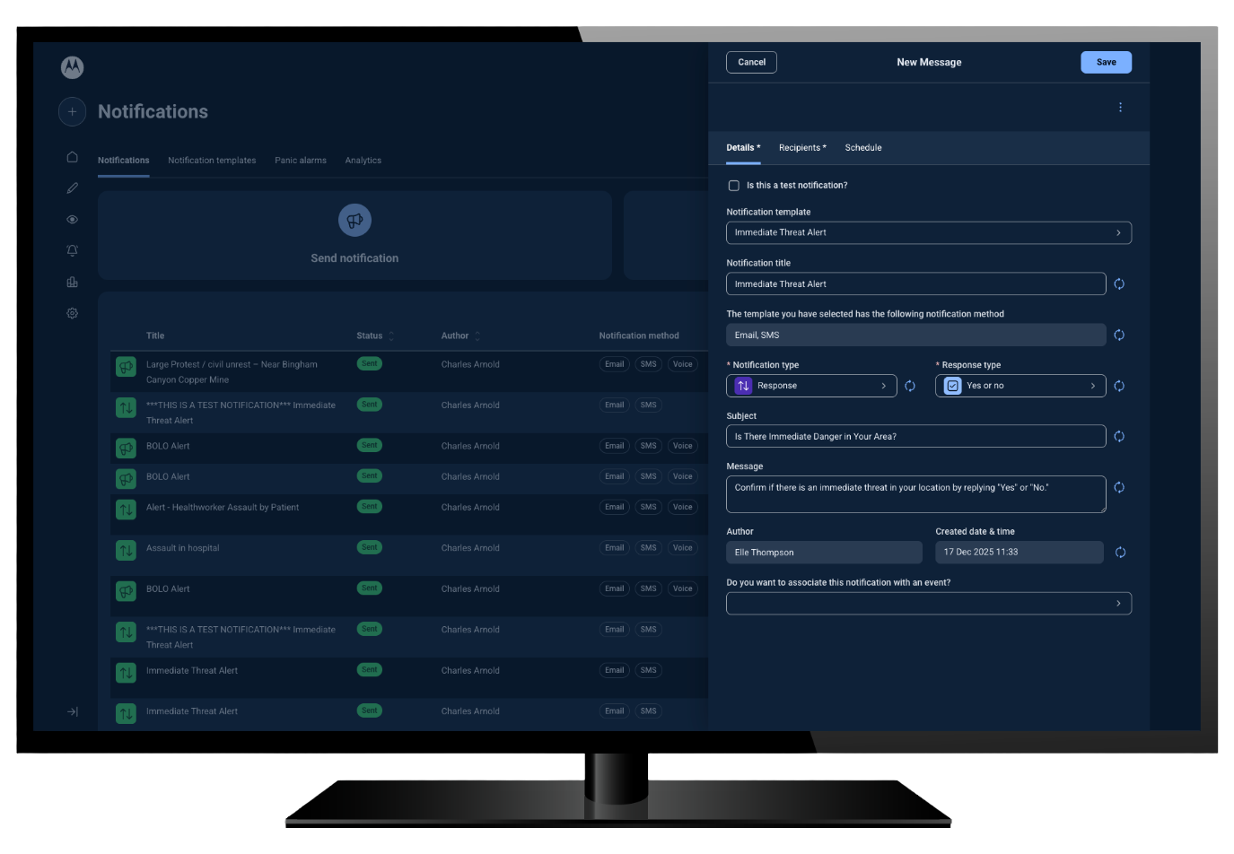 Crisis communications