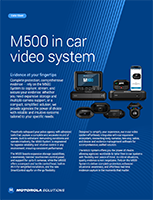 M500 & M500E System datasheet