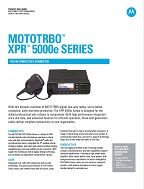 XPR 5000e Series specifications sheet
