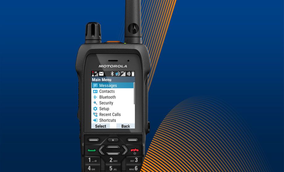 MXP660 multi-bearer portable TETRA radio with LTE and Wi-Fi