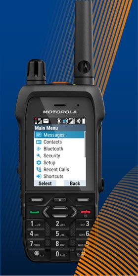 MXP660 multi-bearer portable TETRA radio with LTE and Wi-Fi