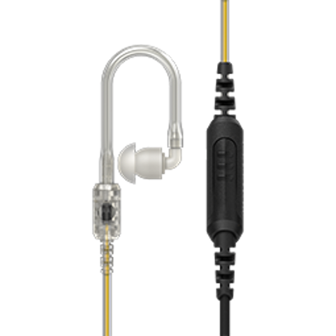 1-Wire Single Earbud with Removable Earhook