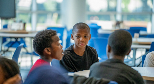 Students in a classroom