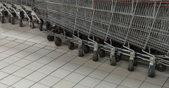 Supermarket trolleys