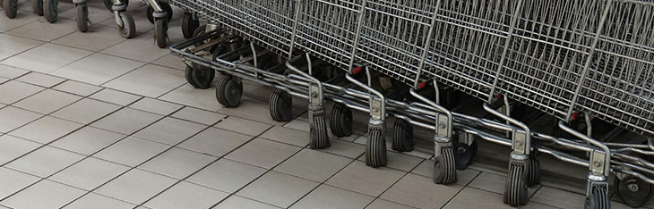 Supermarket trolleys
