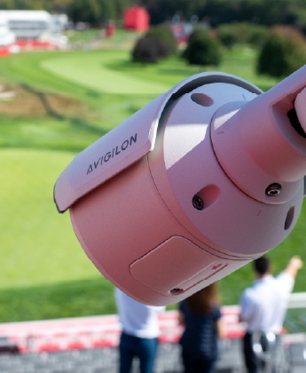 Avigilon camera overlooks golf course
