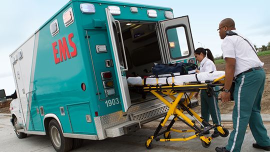 ambulance and EMTs