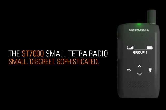 The ST7000 Small TETRA Radio