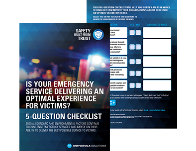 Safety Built From Trust: Emergency Service Technology Checklist