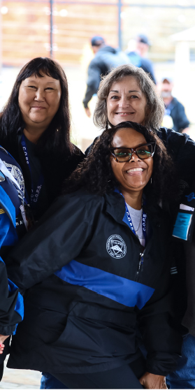 A group of volunteers.