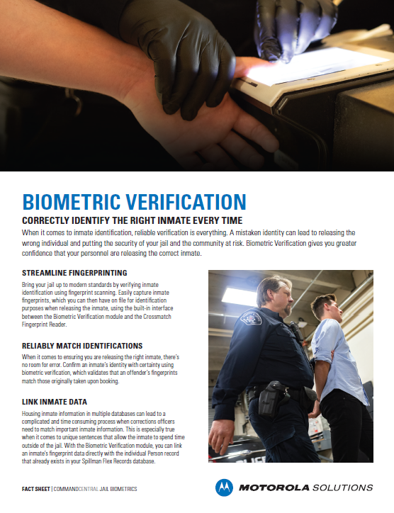 Biometric Verification