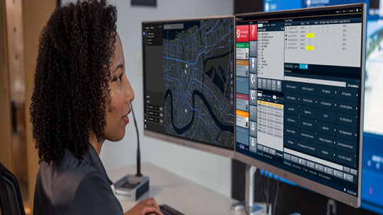 Calltaker using ng911 software