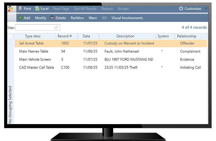 Flex’s Involvements feature