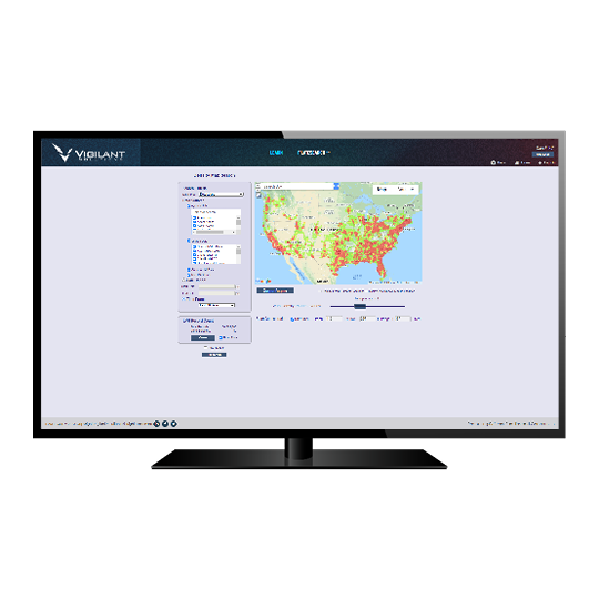 VigilantPlateSearch Density Map