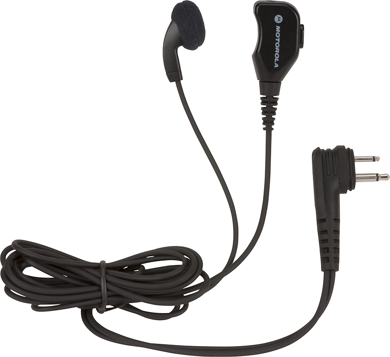 Earbud With In-Line Microphone and PTT (HKLN4605)