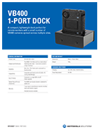 VB400 1-Port Dock Specifications