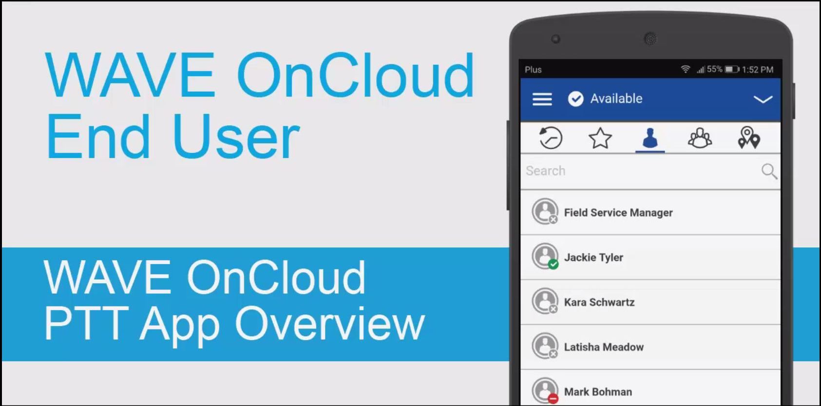 WAVE OnCloud PushToTalk (PTT) Motorola Solutions