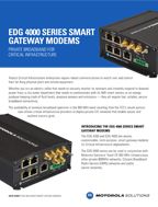EDG 4000 Series Datasheet